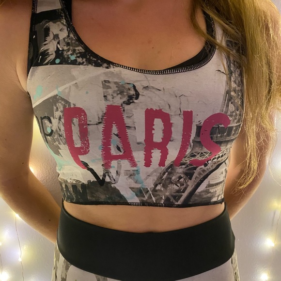 SUGAR LULU PARIS ADDITION CROP & LEGGINGS - Picture 2 of 12